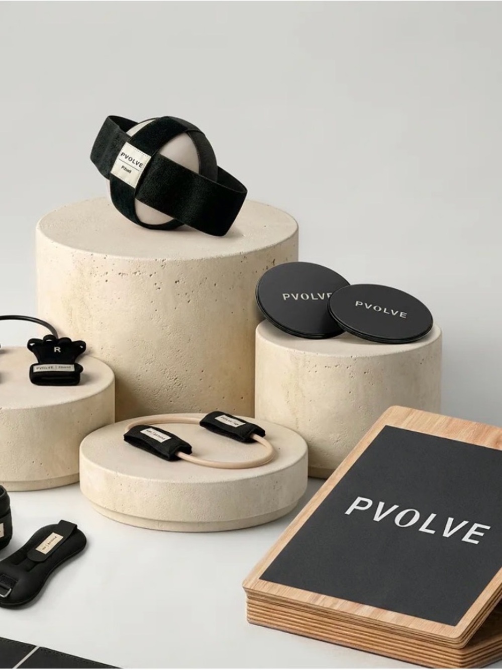 PVOLVE Black Core Trainer Set - Women's Fitness Accessories